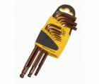 Juego Llaves acodadas hexagonales pulgadas Bianditz